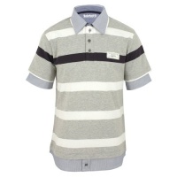 Timberland Kids (Age 2-8) Double Layer Polo Shirt T25D97 Grey Age 6 Timberland Kids (Age 2-8) Double Layer Polo Shirt T25D97 Grey Age 6