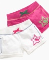 Keep the fun going. These shorts from Puma will make sure she's comfy all day long.