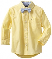 Tommy Hilfiger Boys 2-7 Long Sleeve Winston Solid Button Down, Sunny Yellow, 2 Regular Tommy Hilfiger Boys 2-7 Long Sleeve Winston Solid Button Down, Sunny Yellow, 2 Regular