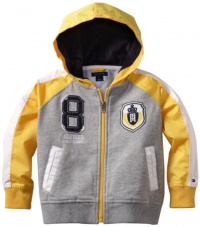 Tommy Hilfiger Boys 2-7 Joey Full Zip Hoodie, Grey Heather, 3 Regular Tommy Hilfiger Boys 2-7 Joey Full Zip Hoodie, Grey Heather, 3 Regular