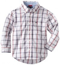 Tommy Hilfiger Boys 2-7 New Vineyard Shirt, Classic White, 6/Regular Tommy Hilfiger Boys 2-7 New Vineyard Shirt, Classic White, 6/Regular