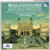 Mozart: Coronation Mass - Exsultate, Jubilate - Vesperae Solennes / Bonney, Wyn Rogers, MacDougall, Gadd; Pinnock Mozart: Coronation Mass - Exsultate, Jubilate - Vesperae Solennes / Bonney, Wyn Rogers, MacDougall, Gadd; Pinnock