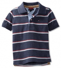 Tommy Hilfiger Boys 2-7 Short Sleeve Vincent Polo Shirt, Slate Heather, 02 Regular Tommy Hilfiger Boys 2-7 Short Sleeve Vincent Polo Shirt, Slate Heather, 02 Regular