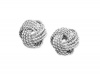 Giani Bernini Sterling Silver Earrings, Twist Knot Stud