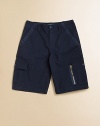 Rugged and ready for adventure, these classic cargo pants are crafted in ripstop cotton with plenty of pockets for a cool utilitarian vibe.Front button closureWaistband with belt loopsZip flyAngled welt pockets at hipsButton-flap cargo pocketsCottonMachine washImported