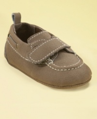 Even the littlest skipper needs stylish shoes! These faux-suede deck shoes from First Impressions are a perfect fit. Even the littlest skipper needs stylish shoes! These faux-suede deck shoes from First Impressions are a perfect fit.