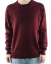 Polo Ralph Lauren Men's Harvard Red Crew Neck Sweater w/Small Green Pony-Large