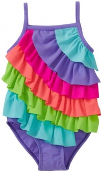 Flapdoodles One Piece Little Girls Ruffled Swimsuit 2t - 6x (5) Flapdoodles One Piece Little Girls Ruffled Swimsuit 2t - 6x (5)