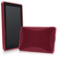 BoxWave Kindle Fire BodySuit - Premium Slim-Fit TPU Gel Skin Case, Texturized for Extra No-Slip Grip for the Kindle Fire (Scarlet Red) BoxWave Kindle Fire BodySuit - Premium Slim-Fit TPU Gel Skin Case, Texturized for Extra No-Slip Grip for the Kindle Fire (Scarlet Red)