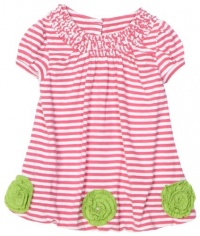 Hartstrings Baby-girls Infant Striped Jersey Bubble Tunic, Pink Stripe, 24 Months Hartstrings Baby-girls Infant Striped Jersey Bubble Tunic, Pink Stripe, 24 Months
