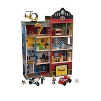 Hometown Heroes Wooden Play Set 24 Pieces, Makes Siren Sounds! Lights Up! Hometown Heroes Wooden Play Set 24 Pieces, Makes Siren Sounds! Lights Up!
