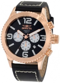Invicta Men's 1429 II Collection Chronograph Black Dial Leather Watch Invicta Men's 1429 II Collection Chronograph Black Dial Leather Watch