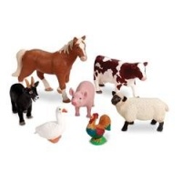 Learning Resources Jumbo Farm Animals, Set of 7 Learning Resources Jumbo Farm Animals, Set of 7