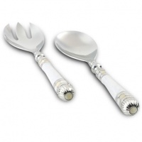 Julia Knight Classic Snow Salad Serving Set Julia Knight Classic Snow Salad Serving Set