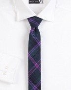 EXCLUSIVELY AT SAKS. Bold plaid design lends a heritage touch to this dress standard hand tailored from premium Scottish wool.WoolDry cleanMade in USA