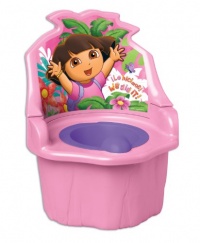Nickelodian Dora The Explorer 3 in 1 Potty Trainer, Pink Nickelodian Dora The Explorer 3 in 1 Potty Trainer, Pink