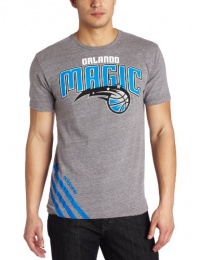 NBA Men's Orlando Magic Originals Court Series Big Stripes Tri-Blend Short Sleeve Jersey Tee (Grey Heathered, Small) NBA Men's Orlando Magic Originals Court Series Big Stripes Tri-Blend Short Sleeve Jersey Tee (Grey Heathered, Small)