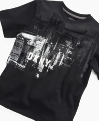 Near or far, encourage him to follow his dreams and think big with this graphic t-shirt from DKNY. Near or far, encourage him to follow his dreams and think big with this graphic t-shirt from DKNY.