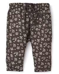 Pearls & Popcorn Infant Girls' Floral Print Tie Trousers - Sizes 12-36 Months Pearls & Popcorn Infant Girls' Floral Print Tie Trousers - Sizes 12-36 Months