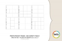 Photo Pocket Pages - Big Variety Pack 1 (60 Pages) Photo Pocket Pages - Big Variety Pack 1 (60 Pages)