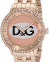 D&G Dolce & Gabbana Women's DW0847 Prime Time Triple Rose Gold D&G Logo Watch