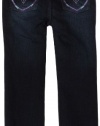 Levi's Girls 2-6x Toddler 1607 Heartbreaker Slim Straight Jean, Blackbird, 2T