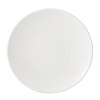 An ideal service for contemporary interiors, the simplicity of the finish resembles the weave of a natural fabric. The basis for Everyday Elegance, this versatile porcelain service offers the ability to go from day to evening with the substitution of a mug to tea cup/saucer and coupe soup to rim soup.