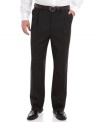 Always a classic, these black striped pants from Lauren by Ralph Lauren instantly sharpen your dress look.