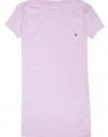 Tommy Hilfiger Women Slim Fit Crewneck Logo T-Shirt (XS, Light purple)