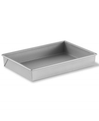 The icing on the cake? This pan preps a perfect treat for the entire party with a spacious design that makes sure there's a slice for everyone. The heavy-gauge steel core heats ingredients evenly, while two interlocking layers of professional nonstick know when to let go, so your cakes are always picture perfect. Lifetime warranty. The icing on the cake? This pan preps a perfect treat for the entire party with a spacious design that makes sure there's a slice for everyone. The heavy-gauge steel core heats ingredients evenly, while two interlocking layers of professional nonstick know when to let go, so your cakes are always picture perfect. Lifetime warranty.
