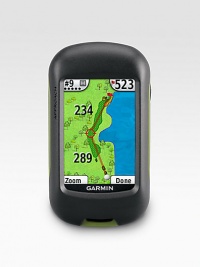 Give your game a boost of confidence with Approach G3, a rugged, waterproof, touchscreen golf device packed with thousands of preloaded golf course maps. The Approach uses a high-sensitivity GPS receiver to measure individual shot distances and show the exact yardage to fairways, hazards and greens. Precise distance information about fairways, hazards & greens from any point Waterproof with a 2.6 sunlight-readable, touchscreen display Over 12,000 preloaded U.S. Give your game a boost of confidence with Approach G3, a rugged, waterproof, touchscreen golf device packed with thousands of preloaded golf course maps. The Approach uses a high-sensitivity GPS receiver to measure individual shot distances and show the exact yardage to fairways, hazards and greens. Precise distance information about fairways, hazards & greens from any point Waterproof with a 2.6 sunlight-readable, touchscreen display Over 12,000 preloaded U.S.