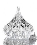 This irresistible candy dish from Godinger is reminiscent of a favorite sweet treat but, in cut crystal, will outlast anything on the dessert menu.