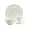 Sasaki Spin White Bone China 5-Piece Place Setting, Service for 1