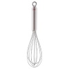 Whip eggs, sauces or creamy confections with this handy kitchen whisk by Rosle. The tubular handle makes it easy on the hands.