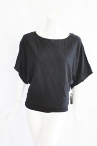INC International Concepts Womens Deep Black Status Petite Sweater PM INC International Concepts Womens Deep Black Status Petite Sweater PM