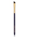 Line and define with precision. Angled tip makes applying brow powder and liquid or gel eyeliner a breeze. See an even line every time. This brush can also be used to line eyes with powder eyeshadow: press brush tip into shadow, then press into lashline. All Estée Lauder brushes are composed of the finest quality materials and are designed to ensure the highest level of makeup artistry. 