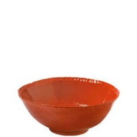 Vietri Bellezza Tomatoe Red Medium Deep Serving Bowl Vietri Bellezza Tomatoe Red Medium Deep Serving Bowl
