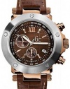 GUESS Gc-1 Brown Leather Timepiece