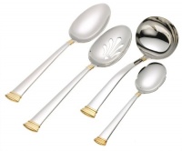 Lenox Eternal Gold 4-Piece Stainless Steel Flatware Hostess Set Lenox Eternal Gold 4-Piece Stainless Steel Flatware Hostess Set