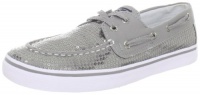 Sperry Top-Sider Girls Bahama (YG) Boat Shoe (Little Kid/Big Kid),Pewter,5 M US Big Kid