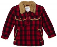 Levi's Boys 8-20 Brushed Plaid Jacket, Ruby Red, Medium Levi's Boys 8-20 Brushed Plaid Jacket, Ruby Red, Medium