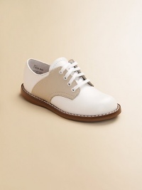 Timeless classics for school and play provide excellent support and cushioning in hard-wearing leather. Adjustrable front laces Padded insole Rubber traction sole Leather Imported Please note: It is recommended that you order ½ size smaller than measured. If your child measures a size 7.0, you may want to order a 6½. Timeless classics for school and play provide excellent support and cushioning in hard-wearing leather. Adjustrable front laces Padded insole Rubber traction sole Leather Imported Please note: It is recommended that you order ½ size smaller than measured. If your child measures a size 7.0, you may want to order a 6½.