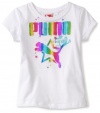 Puma - Kids Girls 2-6X Tod Rainbow Tee, White, 4T