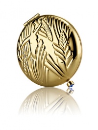 August 24 - September 22. You are very meticulous and detail-oriented, and you strive for perfection, organization and thoroughness. Enjoy this golden ram, decorated with a brilliant birthstone clasp made of blue crystal. Filled and refillable with Lucidity Translucent Pressed Powder (small size refill). Beautifully boxed, with a velvety pouch. August 24 - September 22. You are very meticulous and detail-oriented, and you strive for perfection, organization and thoroughness. Enjoy this golden ram, decorated with a brilliant birthstone clasp made of blue crystal. Filled and refillable with Lucidity Translucent Pressed Powder (small size refill). Beautifully boxed, with a velvety pouch.