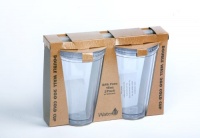 WaterU® 2 Pack BPA Free 16 oz. Double Wall 2Go Cup with Straw and Lid WaterU® 2 Pack BPA Free 16 oz. Double Wall 2Go Cup with Straw and Lid