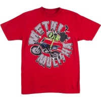 Metal Mulisha Trick Youth Boys Short-Sleeve Fashion T-Shirt/Tee - Red / Medium Metal Mulisha Trick Youth Boys Short-Sleeve Fashion T-Shirt/Tee - Red / Medium