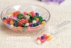 Candy Scoop Set - Package of 12 Clear Plastic Scoops for Wedding and Party Candy Buffets