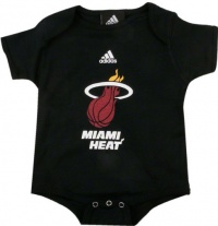 Miami Heat Adidas Primary Logo Baby Creeper Onesie Miami Heat Adidas Primary Logo Baby Creeper Onesie