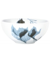 The name Dansk evokes quality and sophisticated Scandinavian design, and Silhuet dinnerware collection is no exception. With the quiet beauty of the watercolor-like leaves and vines, Silhuet serving bowl brings to the table a sense of peace and calm to today's hectic lifestyles. The name Dansk evokes quality and sophisticated Scandinavian design, and Silhuet dinnerware collection is no exception. With the quiet beauty of the watercolor-like leaves and vines, Silhuet serving bowl brings to the table a sense of peace and calm to today's hectic lifestyles.