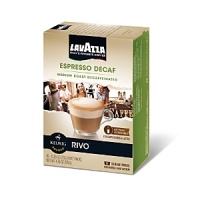 Espresso decaf features a balanced flavor with gently sweet aromas of grape and dried fruit and a satisfying, smooth finish. Espresso decaf features a balanced flavor with gently sweet aromas of grape and dried fruit and a satisfying, smooth finish.